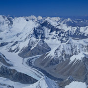 Népal - Everest 1993. Vue depuis le sommet de l\