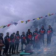 Npal - Nilgiri 7100m, le GMHM au camp de base de l